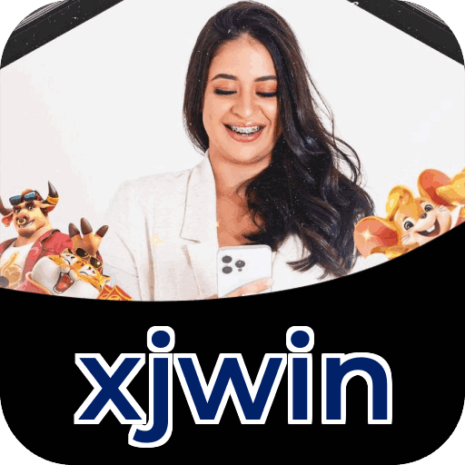 Interface do aplicativo xjwin mostrando jogos disponíveis no iOS e Android